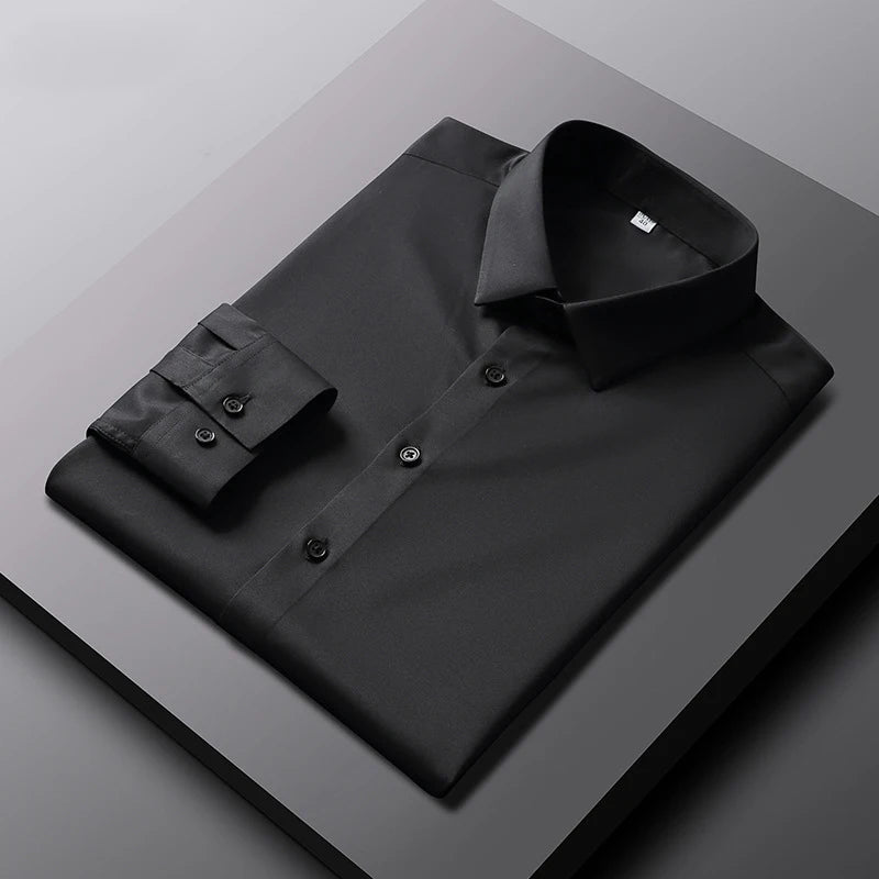 Shirt Non Ironing and Wrinkle Resistant Business Top